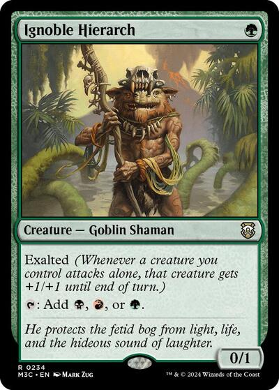 Ignoble Hierarch (Commander: Modern Horizons 3) Light Play