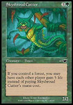 Skyshroud Cutter (Nemesis) Light Play