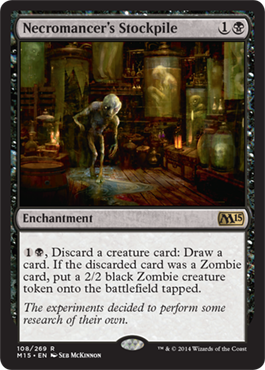 Necromancer's Stockpile (Magic 2015 Core Set) Light Play