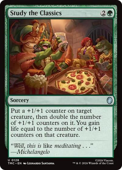 Study the Classics (Commander: Teenage Mutant Ninja Turtles) Light Play