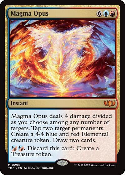 Magma Opus (Commander: Tarkir: Dragonstorm) Light Play