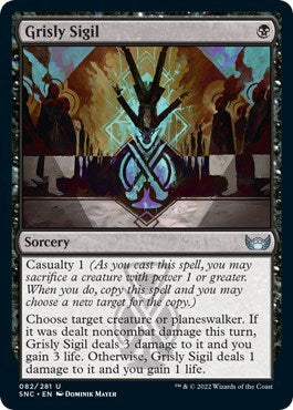 Grisly Sigil (Streets of New Capenna) Light Play Foil