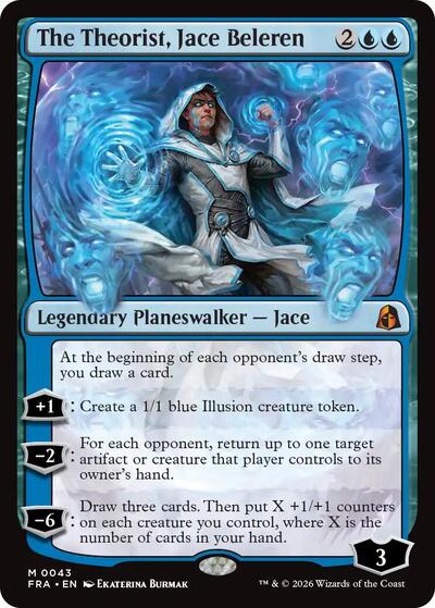 The Theorist, Jace Beleren (Reality Fracture) Near Mint Foil