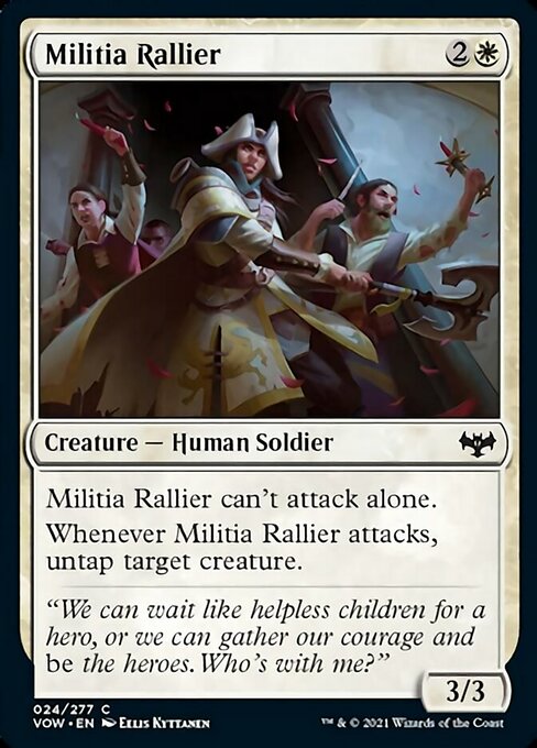 Militia Rallier (Innistrad: Crimson Vow) Light Play