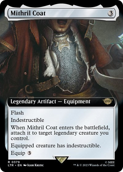 Mithril Coat (Extended Art) (Universes Beyond: The Lord of the Rings: Tales of Middle-earth) Medium Play Foil