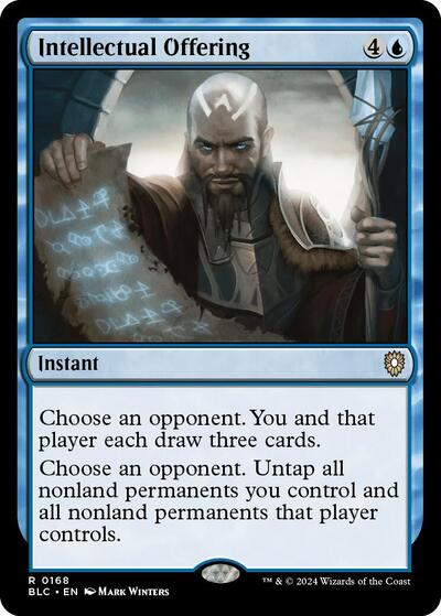 Intellectual Offering (Commander: Bloomburrow) Light Play