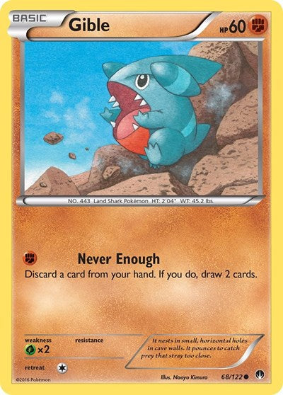 Gible (XY - BREAKpoint) Heavy Play