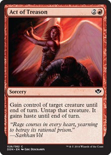 Act of Treason (Duel Decks: Speed vs Cunning) Light Play