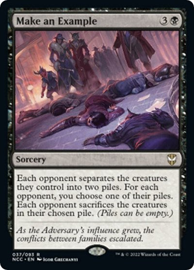 Make an Example (Commander: Streets of New Capenna) Light Play