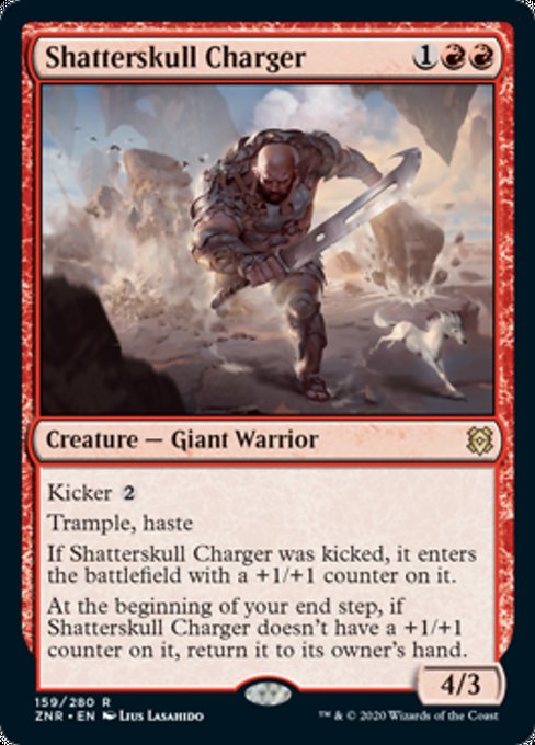 Shatterskull Charger (Zendikar Rising) Light Play