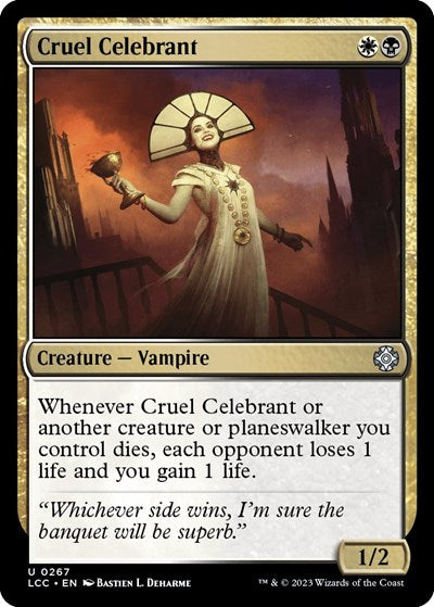 Cruel Celebrant (Commander: The Lost Caverns of Ixalan) Light Play