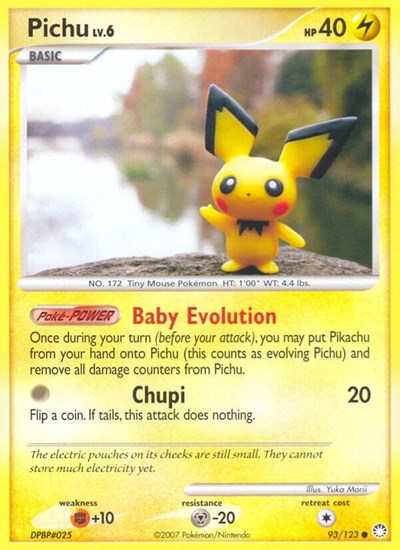 Pichu (Mysterious Treasures) Damaged / Poor