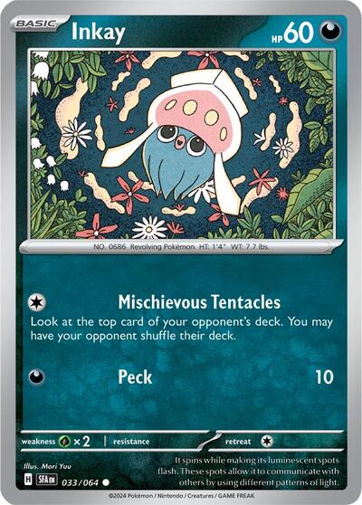 Inkay (SV: Shrouded Fable) Light Play