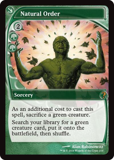 Natural Order (Future Sight) (Mystery Booster 2) Light Play
