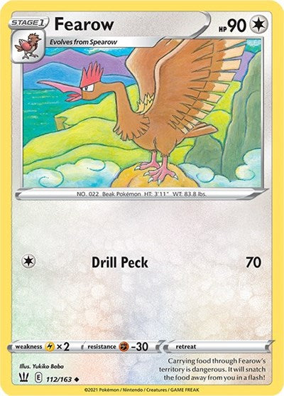 Fearow (SWSH05: Battle Styles) Light Play