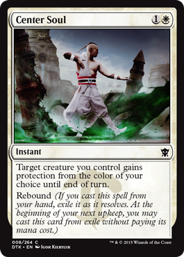 Center Soul (Dragons of Tarkir) Light Play Foil