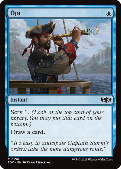 Opt (Commander: Tarkir: Dragonstorm) Light Play