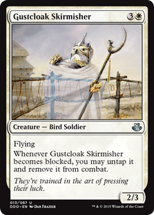 Gustcloak Skirmisher (Duel Decks: Kiora vs Elspeth) Light Play