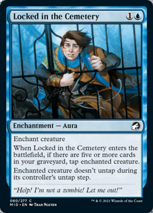 Locked in the Cemetery (Innistrad: Midnight Hunt) Light Play