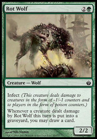Rot Wolf (Mirrodin Besieged) Light Play