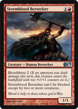 Stormblood Berserker (Magic 2012 Core Set) Light Play