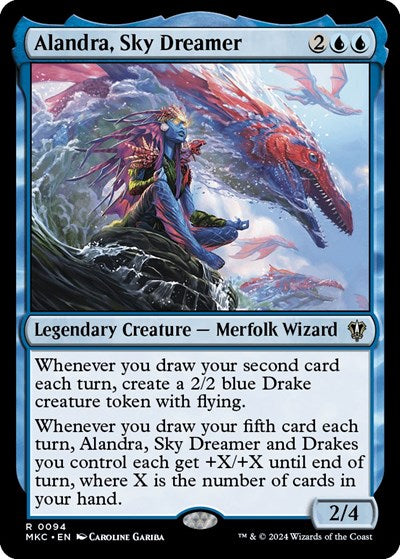 Alandra, Sky Dreamer (Commander: Murders at Karlov Manor) Light Play