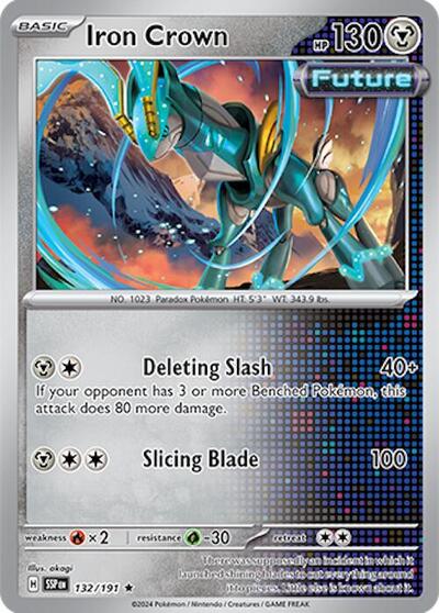 Iron Crown (SV08: Surging Sparks) Light Play Reverse Holofoil