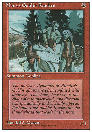 Mons's Goblin Raiders (4th Edition) Heavy Play