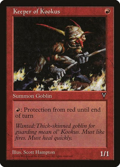 Keeper of Kookus (Visions) Damaged / Poor