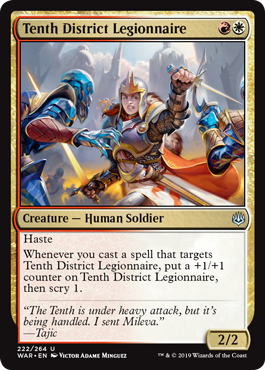Tenth District Legionnaire (War of the Spark) Light Play