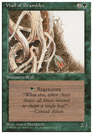 Wall of Brambles (4th Edition) Light Play