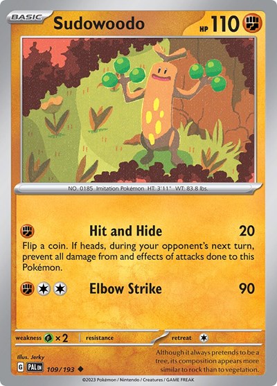 Sudowoodo (SV02: Paldea Evolved) Light Play