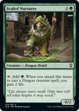 Scaled Nurturer (Commander Legends: Battle for Baldur's Gate) Light Play