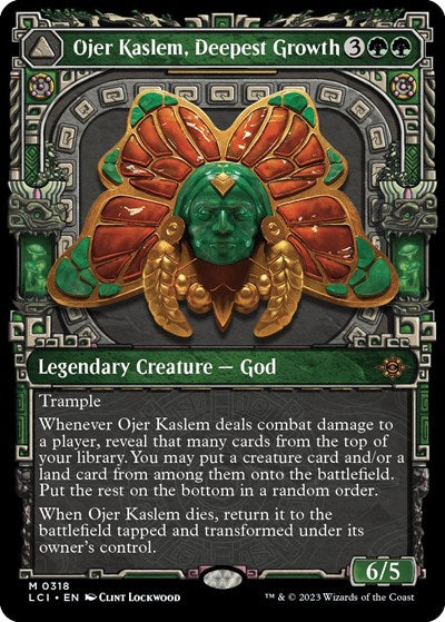 Ojer Kaslem, Deepest Growth (Showcase) (The Lost Caverns of Ixalan) Light Play