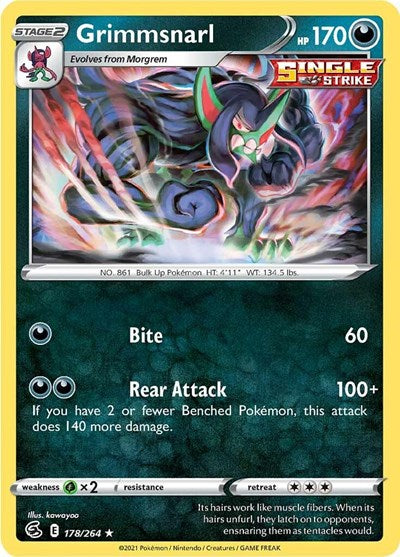Grimmsnarl (SWSH08: Fusion Strike) Light Play Reverse Holofoil