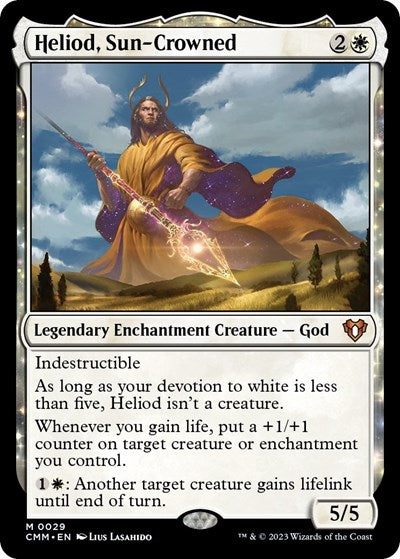 Heliod, Sun-Crowned (Commander Masters) Near Mint