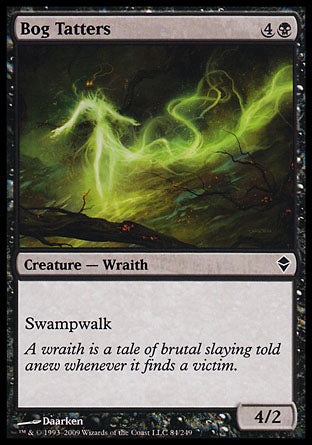 Bog Tatters (Zendikar) Light Play