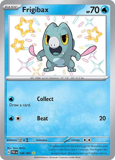 Frigibax (SV: Paldean Fates) Light Play Holofoil