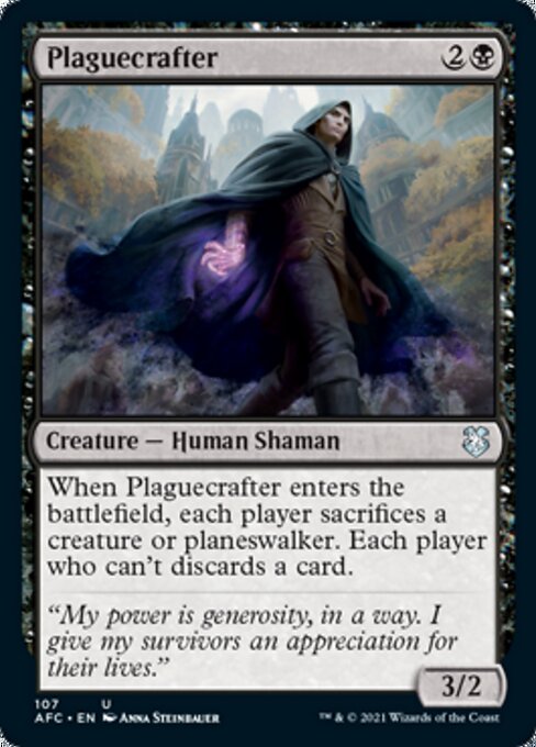 Plaguecrafter (Commander 2021 Forgotten Realms) Light Play