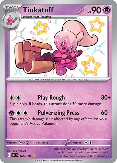 Tinkatuff (SV: Paldean Fates) Light Play Holofoil