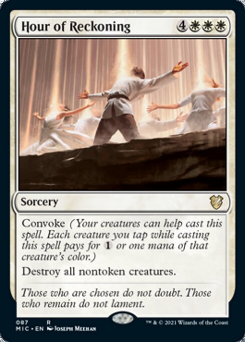 Hour of Reckoning (Commander 2021 Midnight Hunt) Light Play