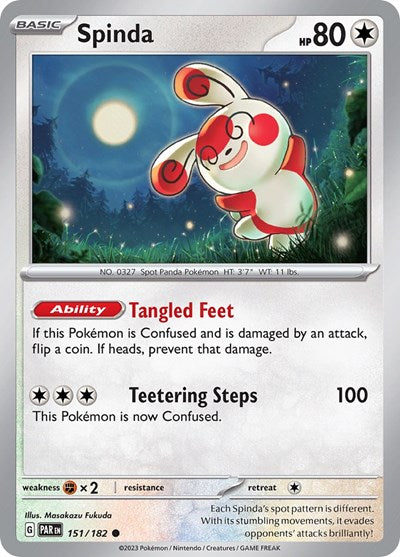 Spinda (Scarlet and Violet: Paradox Rift) Light Play