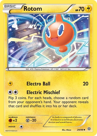 Rotom (XY - Ancient Origins) Damaged / Poor