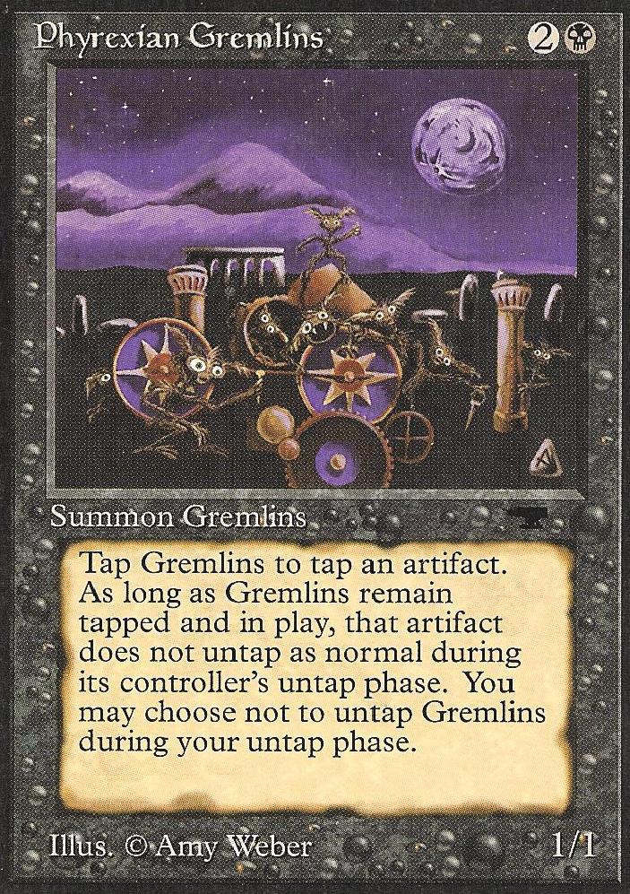 Phyrexian Gremlins (Antiquities) Heavy Play