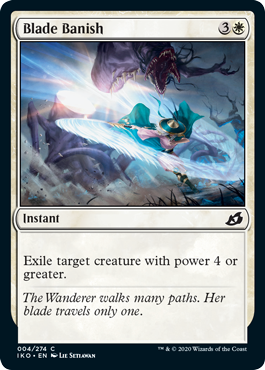 Blade Banish (Ikoria: Lair of Behemoths) Light Play