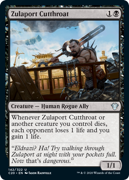 Zulaport Cutthroat (Commander 2020 Ikoria) Light Play