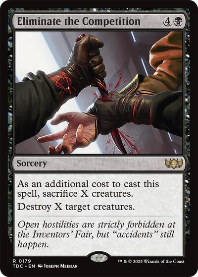 Eliminate the Competition (Commander: Tarkir: Dragonstorm) Light Play