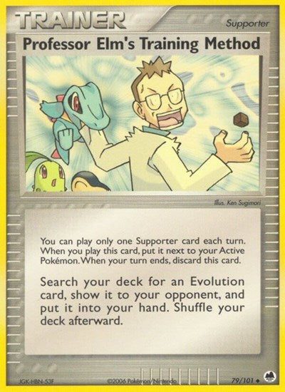 Professor Elm's Training Method (Dragon Frontiers) Heavy Play