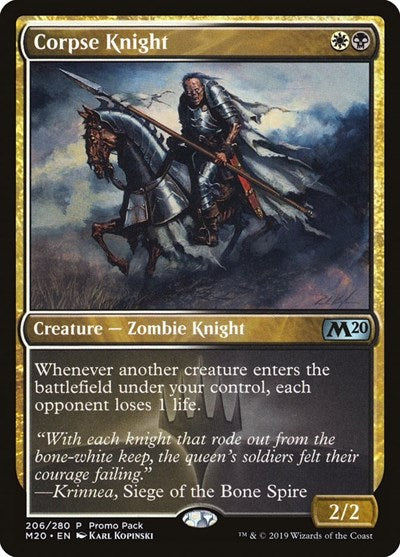 Corpse Knight (Promo Pack: Core Set 2020) Light Play Foil