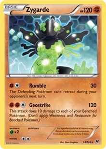 Zygarde - 53/124 (XY Fates Collide) (Deck Exclusives) Light Play Holofoil